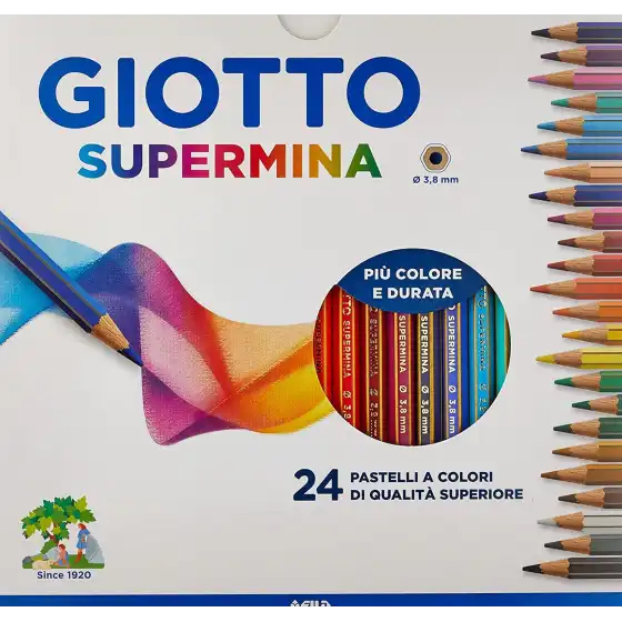 Giotto Supermina Pastelli 24 pz Fila - 1