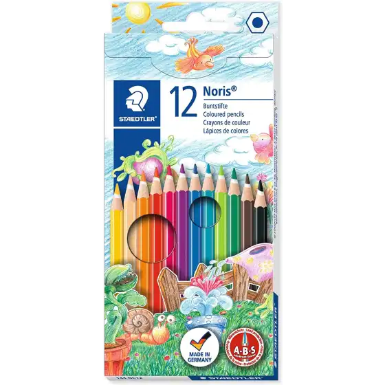 Noris 144 NC12 Pastels Paquet 12 pcs Staedtler - 1