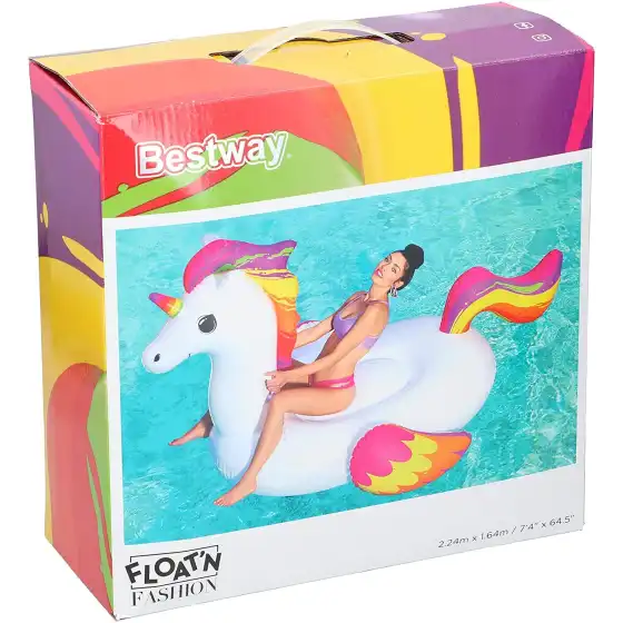 Unicorno Gonfiabile Grande Mare e Piscina Bestway - 1