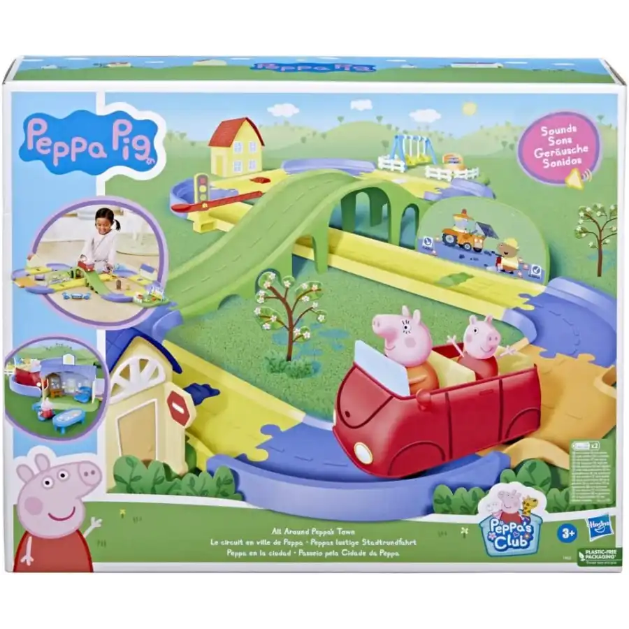 Peppa Pig Playset Pista di Peppatown Hasbro - 1