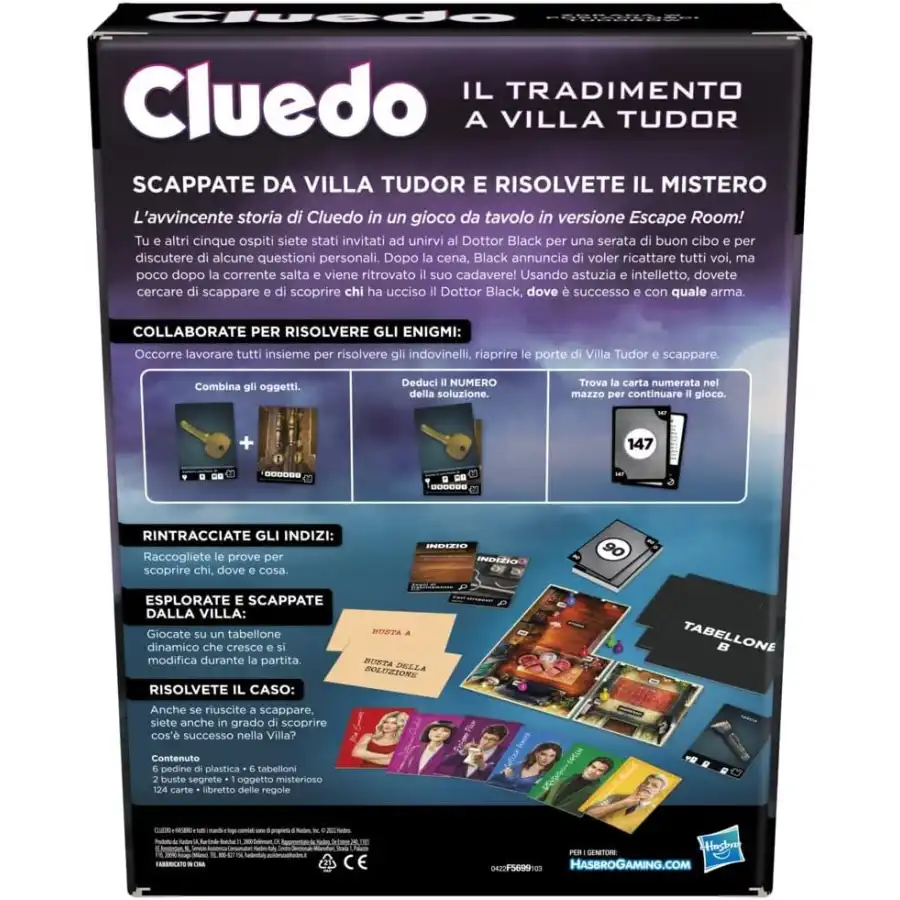 Cluedo Escape Gioco da Tavolo Hasbro - 3