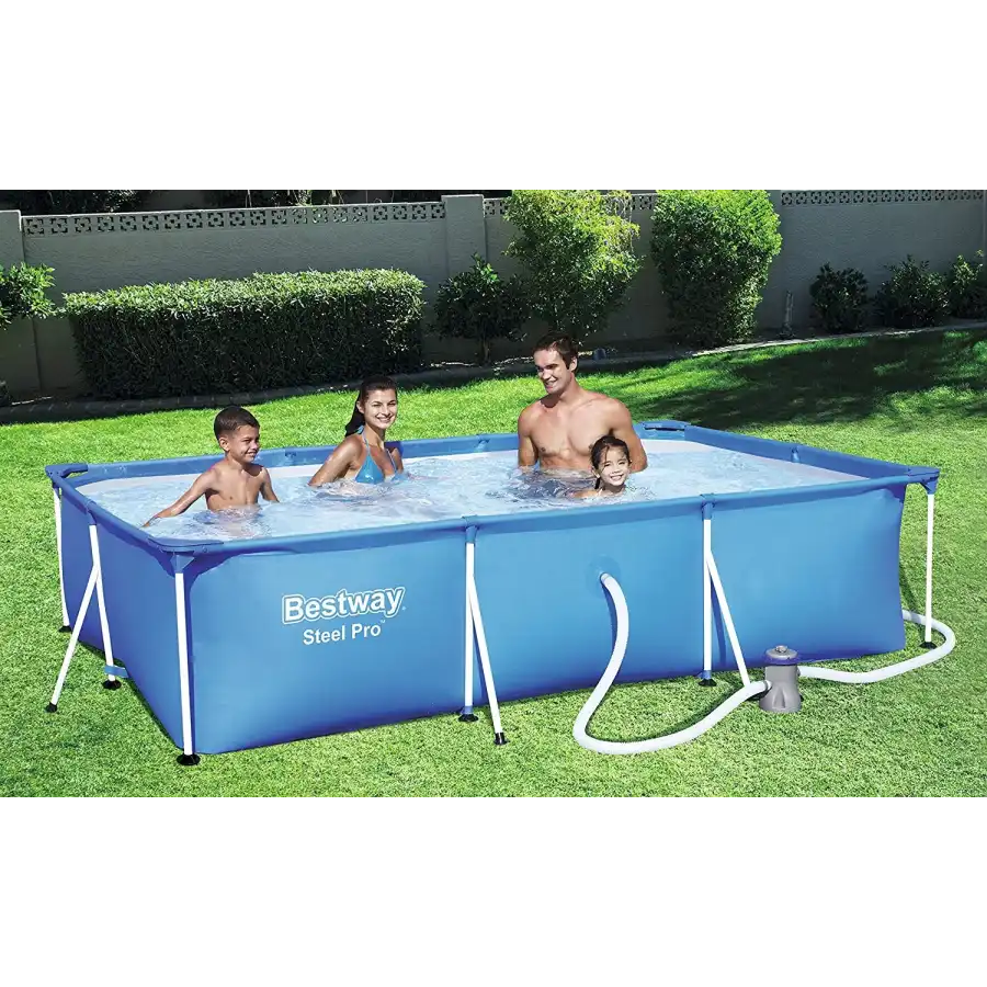 Bestway 56411 Piscina Rettangolare Steel Pro 300 x 201 x 66 cm con Pompa Filtro Bestway - 2