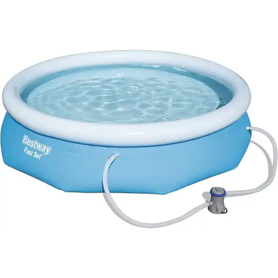 Piscina redonda hinchable 57270 366 x 76 cm con bomba de filtro Bestway - 1