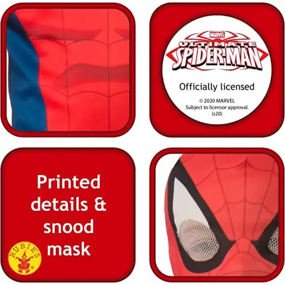 Costume Spiderman Taglia M Rubies - 3