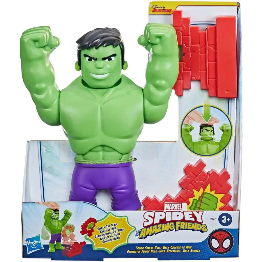 Power Smash Hulk da 25 cm che cambia l'espressione del viso F5067 Hasbro - 5