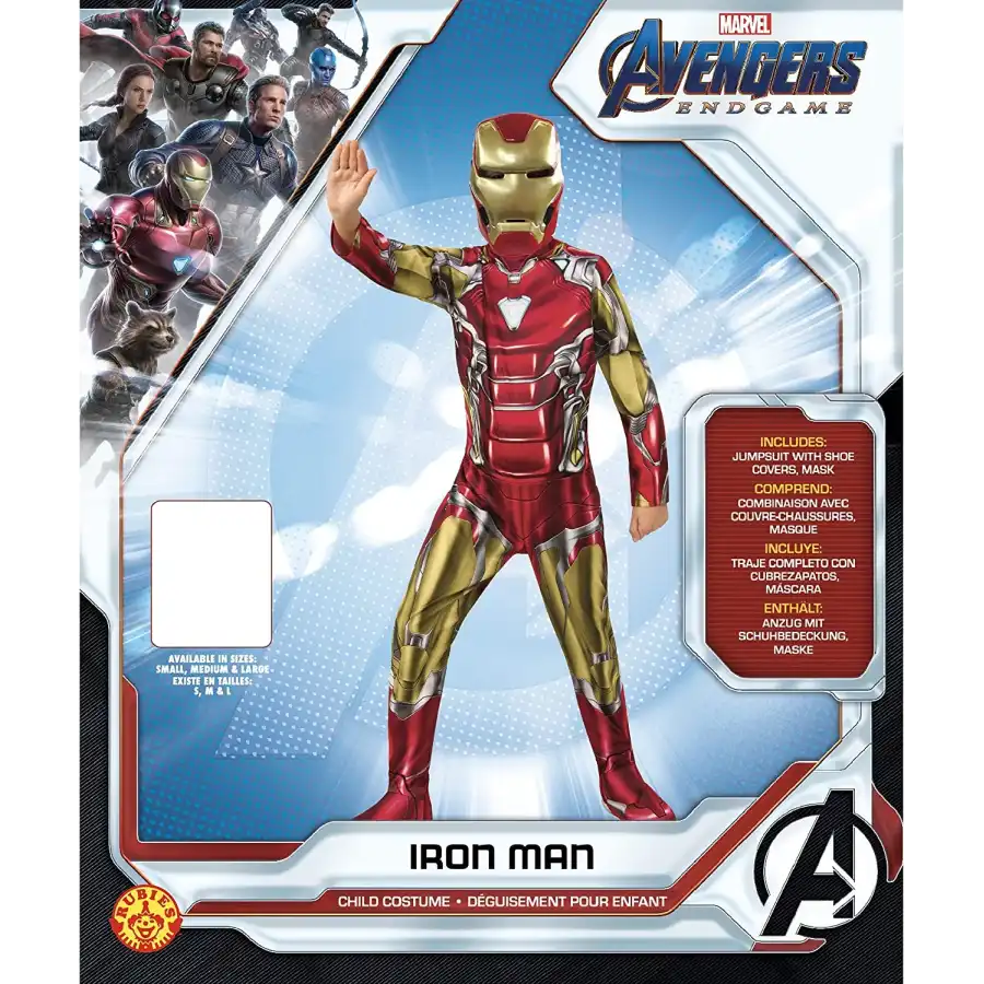 Déguisement Iron Man taille M AVENGERS : Le déguisement à Prix Carrefour