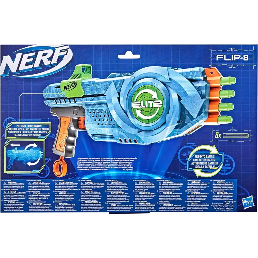 Nerf Elite 2.0 Flipshot Flip-8 Blaster Hasbro - 5