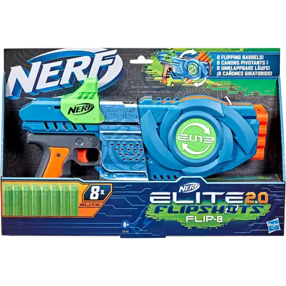 Nerf Elite 2.0 Flipshot Flip-8 Blaster Hasbro - 1