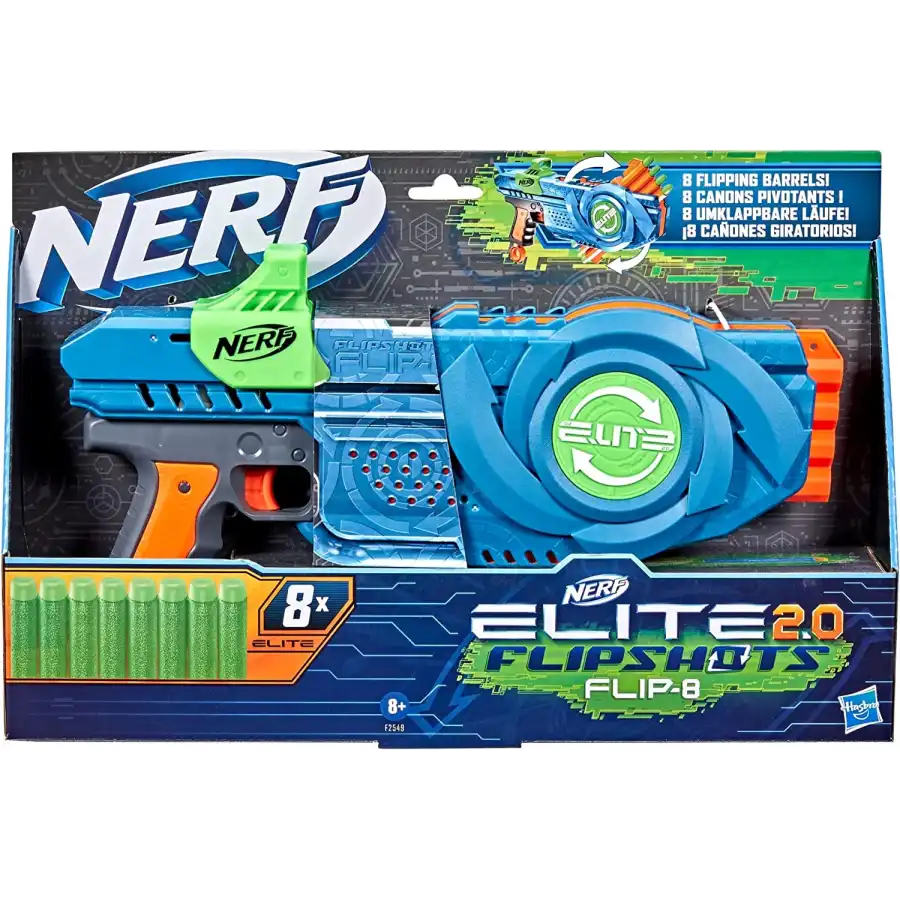 Nerf Elite 2.0 Flipshot Flip-8 Blaster Hasbro - 1