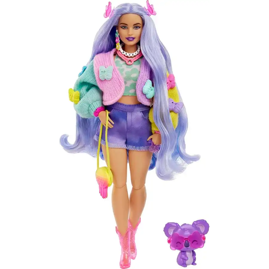 Barbie - Barbie Poupée supplémentaire avec koala, vêtements et accessoires  HKP95