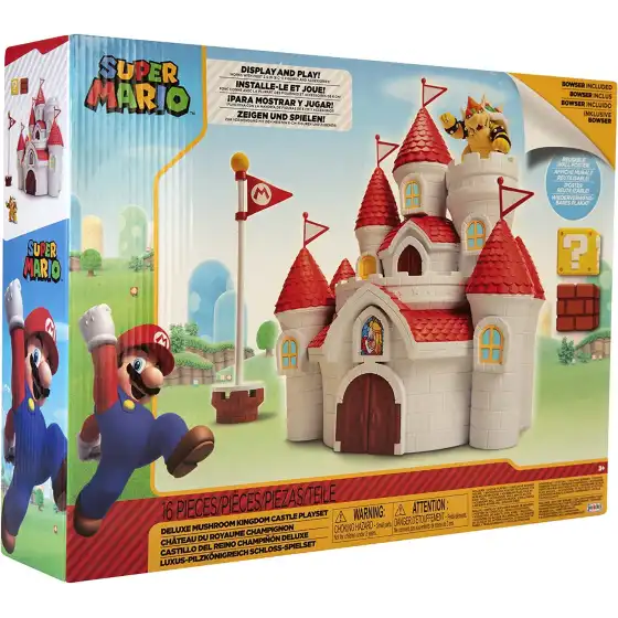 Nintendo Super Mario Playset Castello con Personaggio Bowser