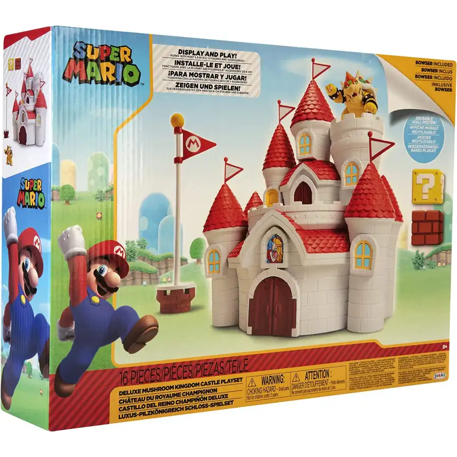 Super Mario Nintendo Castello Di Bowser - Toylandia Shop Online Giochi &  Giocattoli