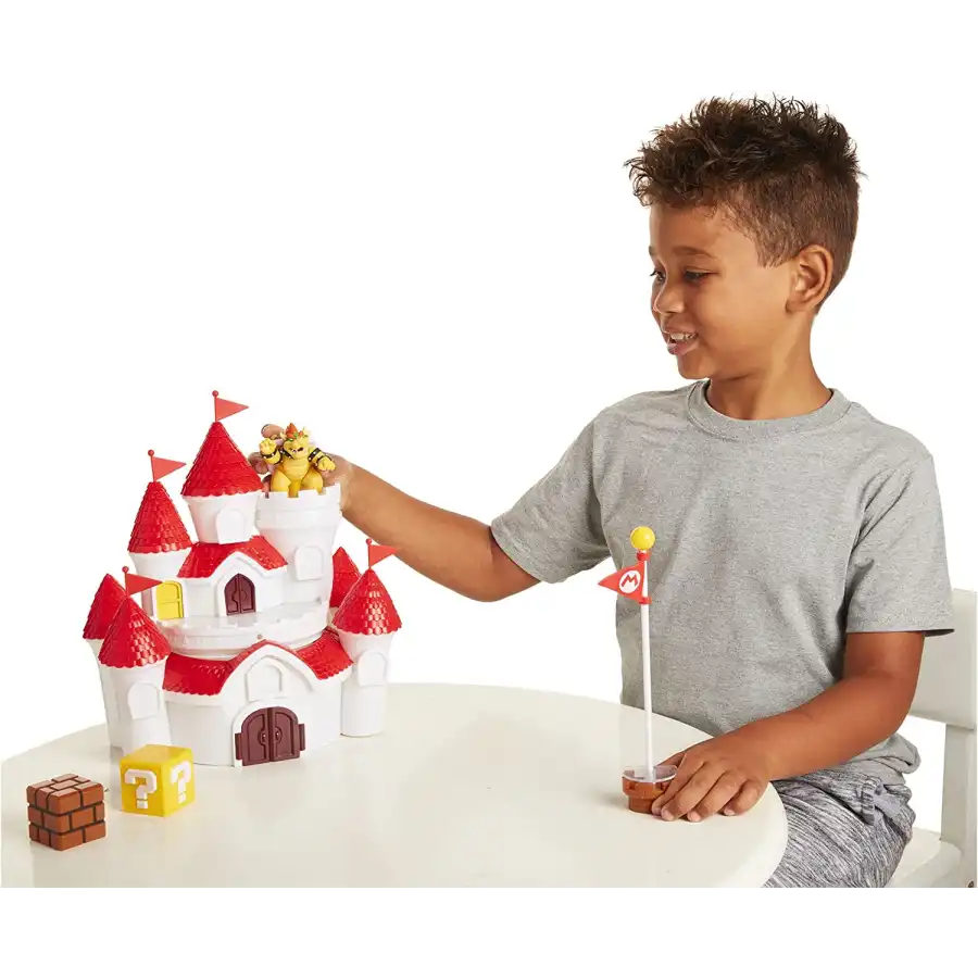 Nintendo Super Mario Playset Castello con Personaggio Bowser