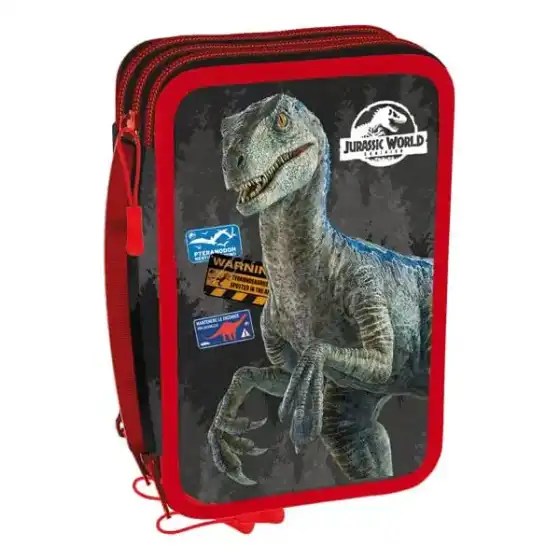 Estuche para lápices con cremallera Jurassic World 3