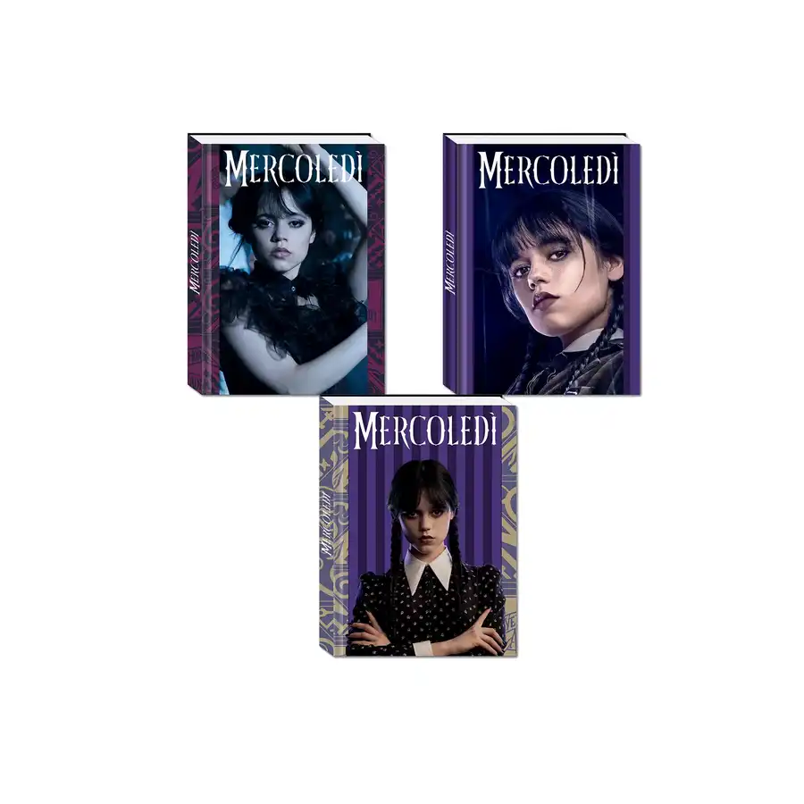 Agenda scolaire assorti de 12 mois de Wednesday Addams