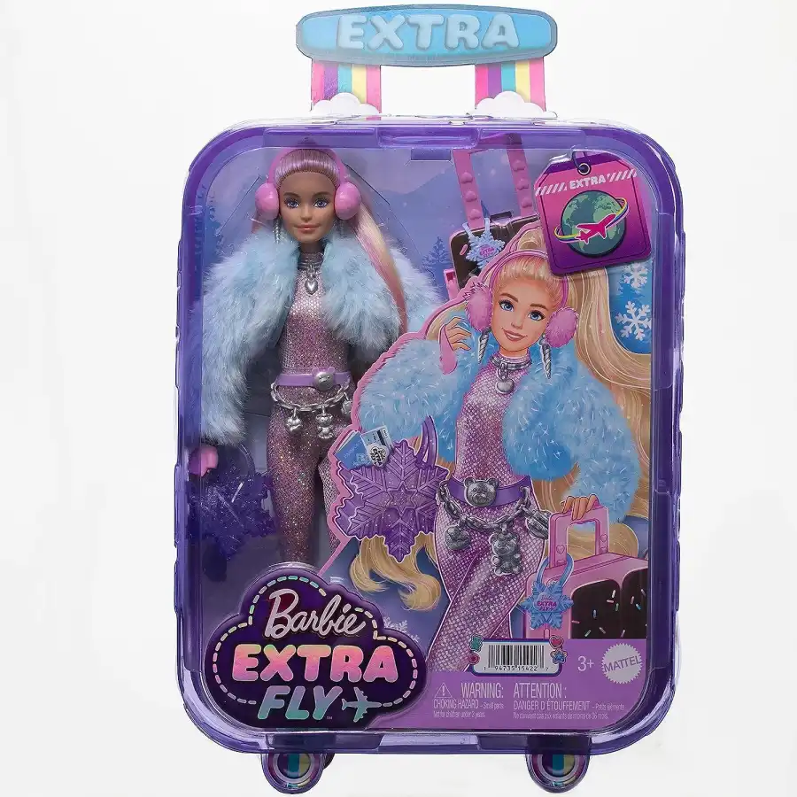 Barbie Extra Fly Doll Traveler Look Snow Tema HPB16