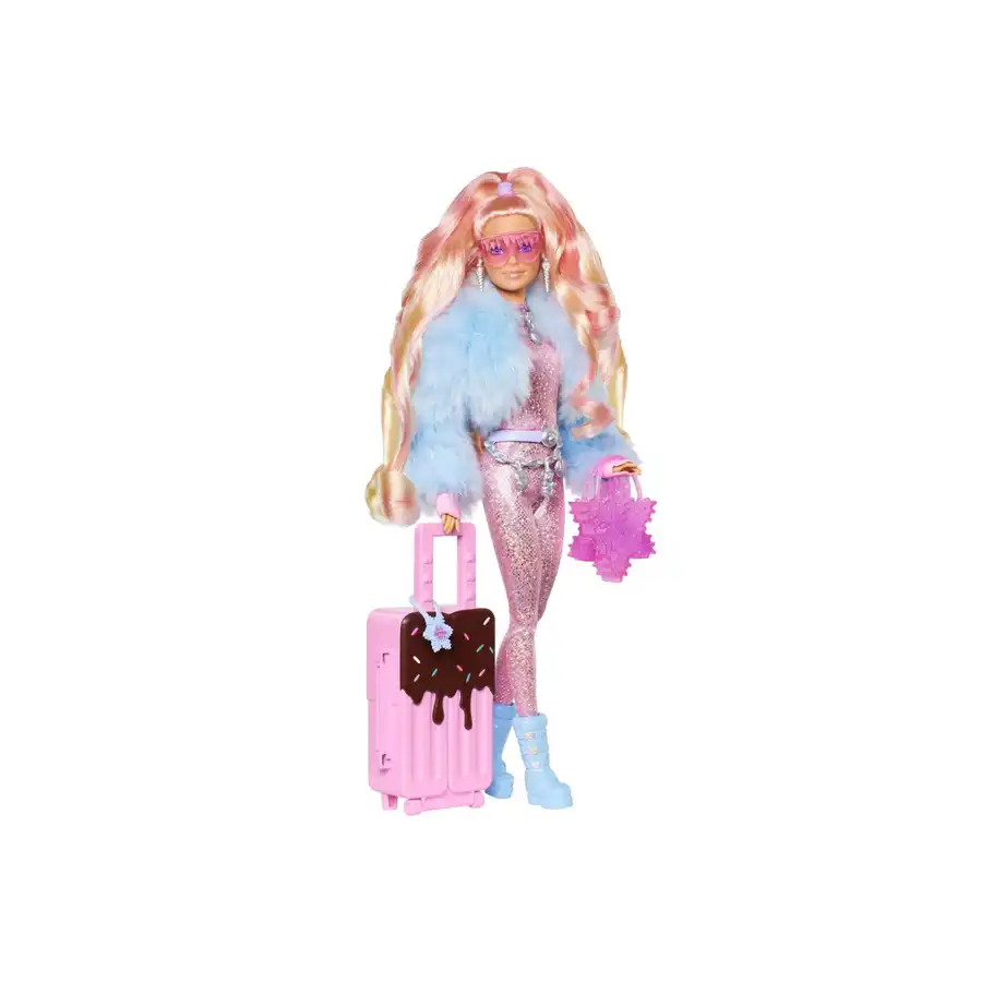 Barbie Extra Fly Doll Traveler Look Snow Tema HPB16