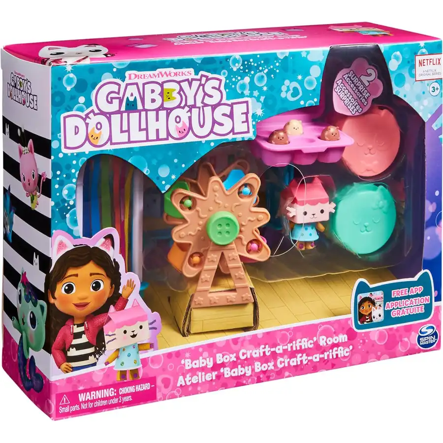 Gabby's Dollhouse Deluxe Stanza Boîte pour bébé