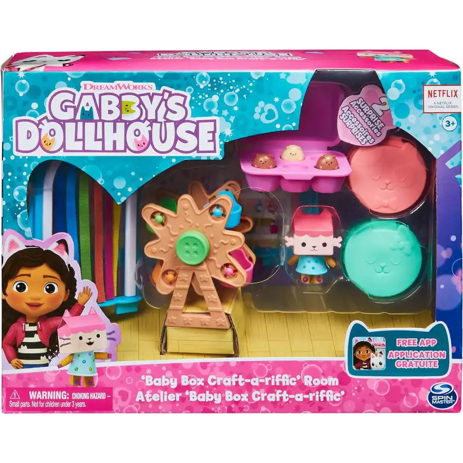 Gabby's Dollhouse Deluxe Stanza Baby Box