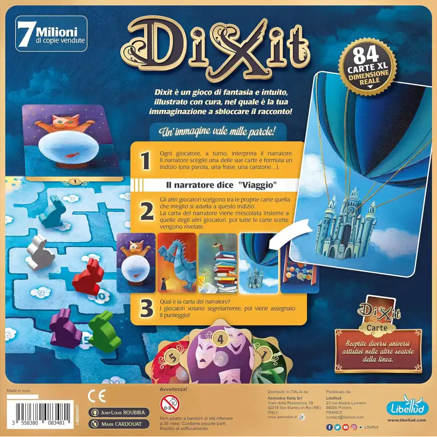 Dixit - Juego de mesa de imaginación y fantasía