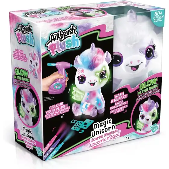 Airbrush Plush Unicorno da Colorare