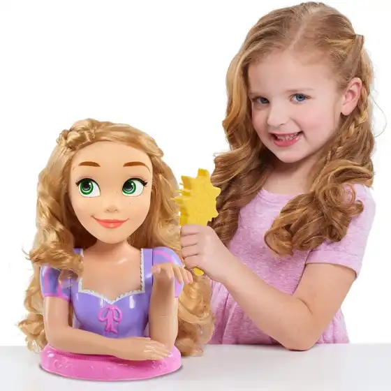 Disney Princess - Testa da pettinare Rapunzel Deluxe Styling Head